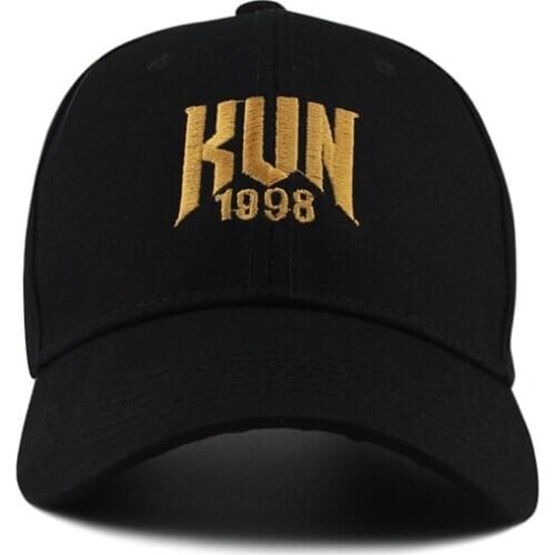 New cotton fashion baseball cap letter pattern caps men women embroidery cap outdoor adjustable sports Hip hop hat KUN