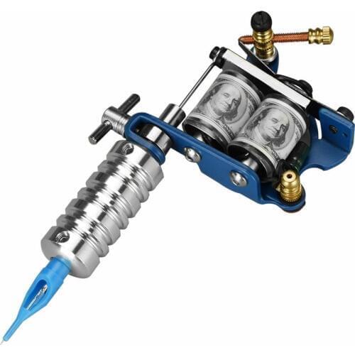 New Tattoo Machine Set Professional Body Art Coil Liner Shader Tattoo Machine Kits for Beginner Easy to Use Lightweight Durab