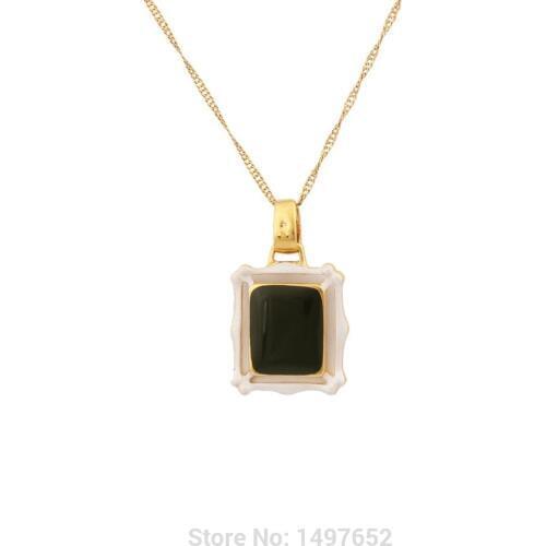 New trendy fashon18k Gold Color allah pendant necklace for muslim cube pendant jewelry