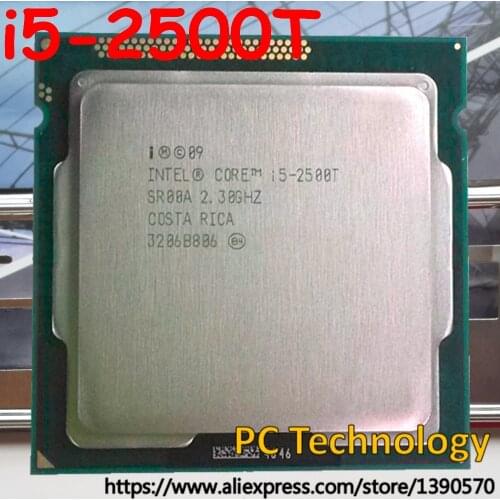 Original Intel CORE i5-2500T 2.30GHz 6M LGA1155 45W i5 2500T desktop processor Quad Core CPU Free shipping ship out within 1 day