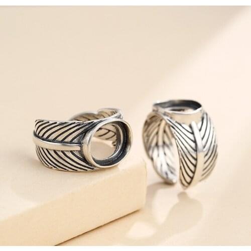 11.5*9.5mm 925 STERLING SILVER men Semi Mount Bases Blanks base blank Pad ring Setting jewelry findings diy A5703