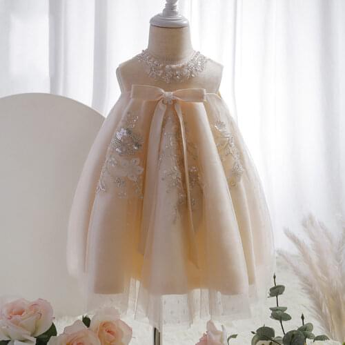 Baby Girl Clothes for Baptism Princess Dress 1st Birthday Party Wedding Gown kids Pageant Vestidos dresses Girls 2 3 4 5 6 Years