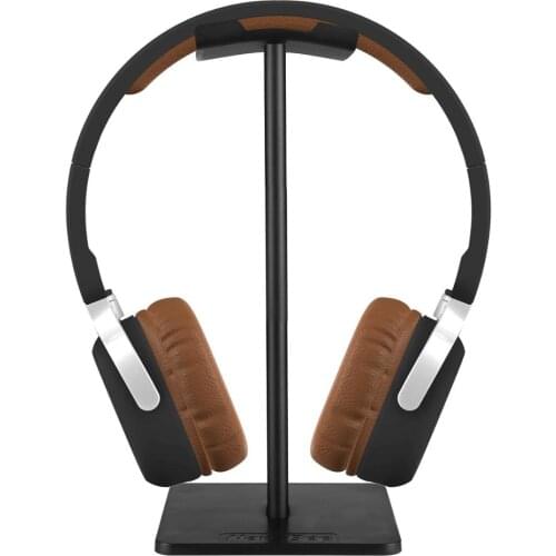 Headphone Stand Headset Holder With Aluminum Supporting Bar Flexible Headrest ABS Solid Base for All Shure Headphone Serials