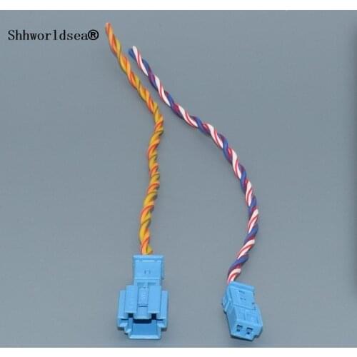 Shhworldsea 2 Pin Male Female Door lights High-pitched Speaker Plug Stereo Electric Connector With Cable Wire Pigtail For BMW