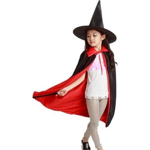 Magic Toys Halloween Cosplay Kids Boys Girls Magician Stage Wizard Role Playing Games Fancy Carnival Party Dress Up YH1987