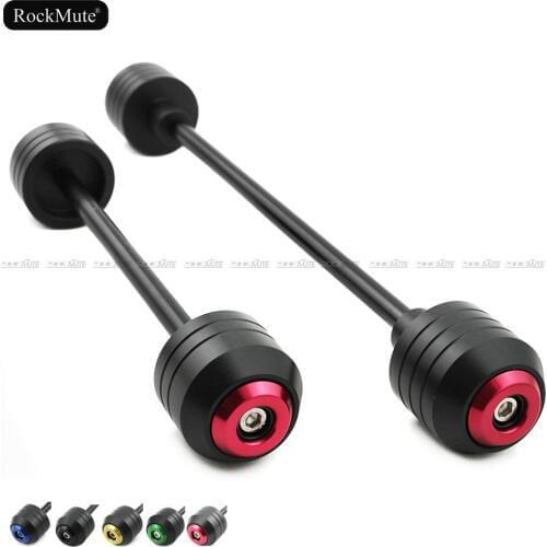 Front Rear Axle Fork Crash Sliders For SUZUKI GSXR 1300 HAYABUSA 2008-2018 Motorcycle Wheel Protector