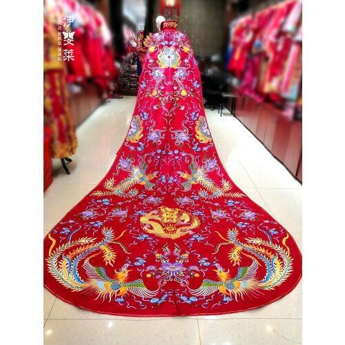 Trill With Fund Will Bride 2018 New Pattern Phoenix Coronet And Robes Of Rank Costume Chinese Style Wedding Dress The Wedding