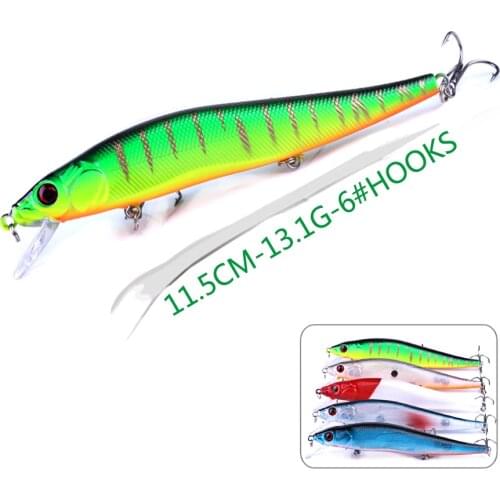 1pcs Wobblers For Pike Trolling Crankbaits Fishing Lure Tackle Baubles Jerkbait Minnow Artificial Bait Hard Carp Swimbait Sea