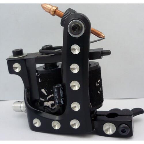 10Pcs/lot Pro Casting Iron Tattoo Machine 10 Wraps coil stainless steel Tattoos Body Art Gun Coil Machine LPC-ITM-7023-14N