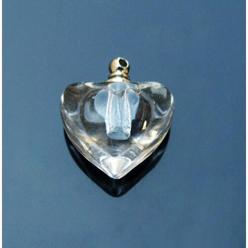 25pcs/lot lucency telesthesia Rice vials pendants rice vial pendant perfume empty glass bottle glass spray perfume bottle