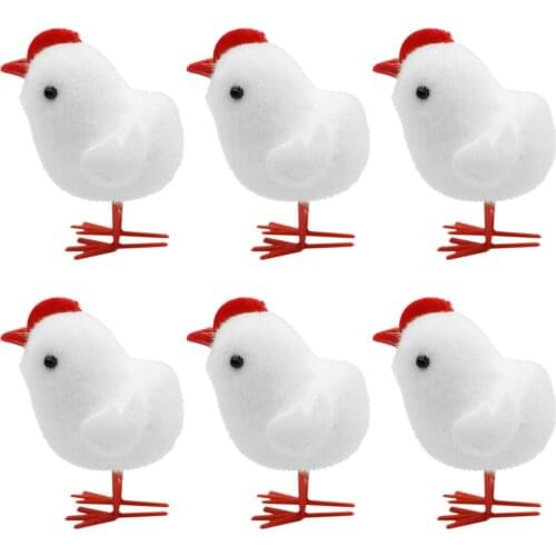 6PCS Mini Easter Chicks Easter Decoration Toy Spring Home Garden Decor Party Favors And Gifts For Kids Easter Decoration