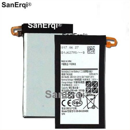 Battery EB-BA320ABE For Samsung GALAXY A3 2017 A320 2017 Edition 2350mAh Mobile Phone Battery Akku