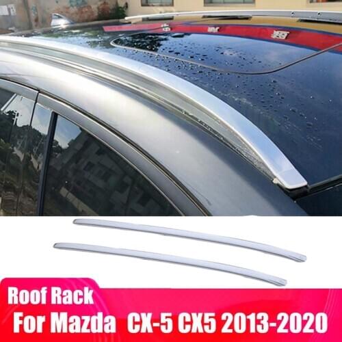 Roof Rack For Mazda CX-5 CX5 2013-2020 Racks Rails Bar Luggage Carrier Bars top Racks Rail Boxes Aluminum Alloy Paste