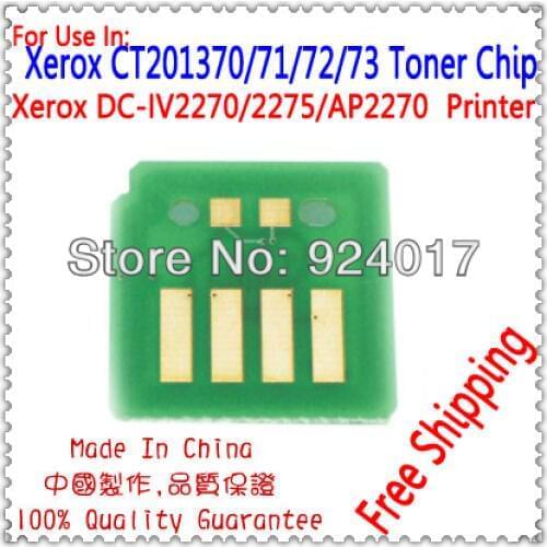 For Xerox CT201370 CT201371 CT201372 CT201373 Color Cartridge Chip,For Xerox C2270 C2275 C3370 C3371 C3373 C3375 Toner Chip