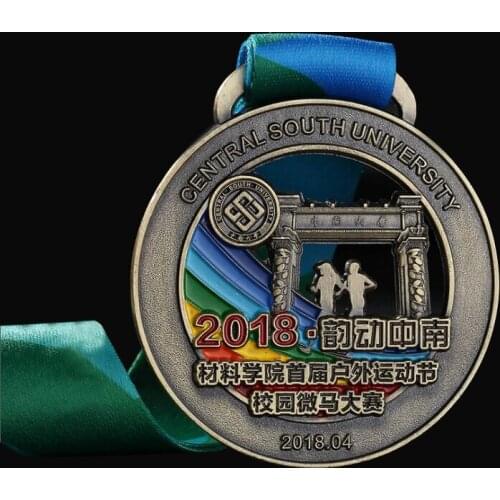 Custom metal badges for suit round metal patches for clothes team pride logo customized