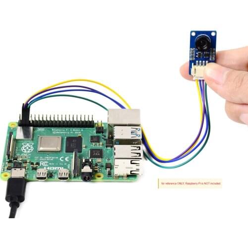 Waveshare MLX90640 IR Array Thermal Imaging Camera, 32*24 Pixels, 55 Degree Field of View, I2C Interface