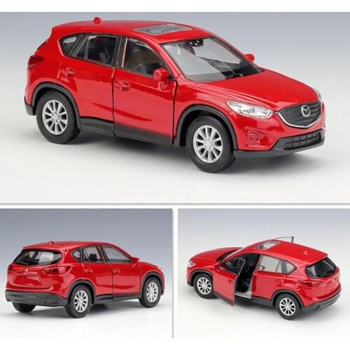 Diecast 1:36 Scale MAZDA CX-5 Similator Vehicle Model Car Pull Back Alloy Car Metal Toy Car For Kids Gifts Collection WELLY