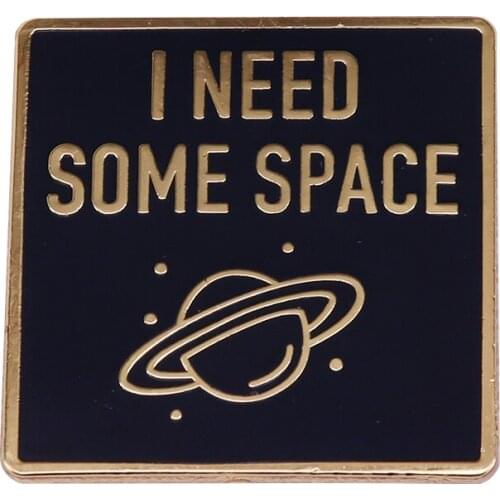 I need some space Enamel Pin I just need some time in a beautiful place to clean my head Brooch Jewelry