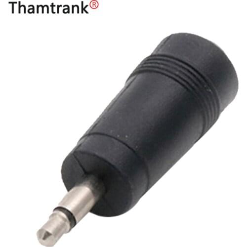 MONO 3.5mm Jack Male Plug to DC Power Connector 5.5x2.1mm Female Jack Socket Adapter High quality Plastic adaptor converter