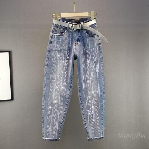 NANCYLIM Women's Jeans With Embroidery