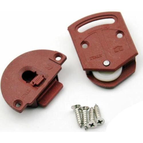 Old-fashioned wardrobe sliding door roller wheel plastic wheel cabinet hang runner track wheel accessories