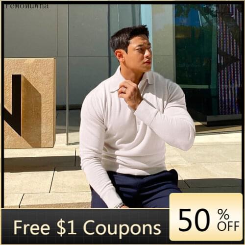 New Sports Long-sleeved T-shirt Sportsman Running Training POLO Shirt Pure Cotton Stretch Fitness Coach Clothes Mens Fashion