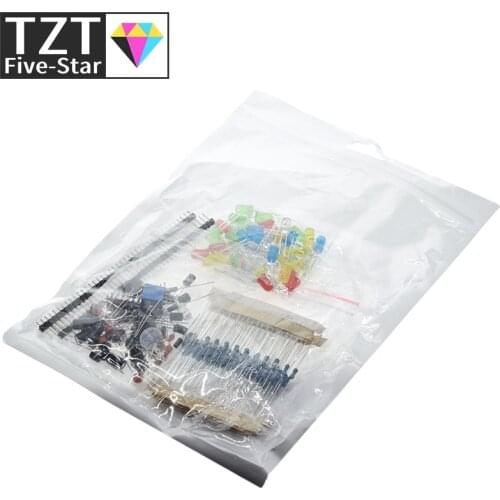 New Electronics Components Basic Starter Kit for Arduino UNO MEGA2560 Raspberry Pi with LED Buzzer Capacitor Resistor
