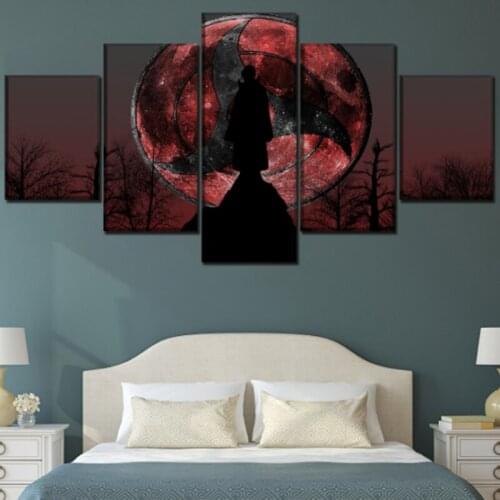 Anime Famous Japanese Sharing Poster 5 Pcs Modern Home Wall Decor Canvas Picture Art HD Print Painting On Canvas for Living Room