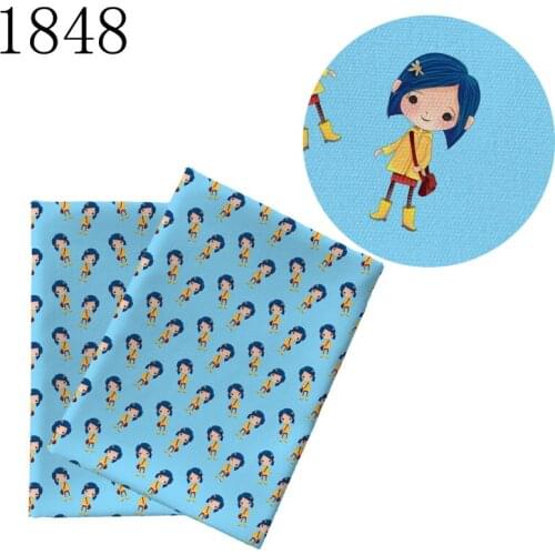 Half Yard 45*140Cm Cartoon Movie Girl Print Polyester Patchwork Stof Pillow FABRIC 1848