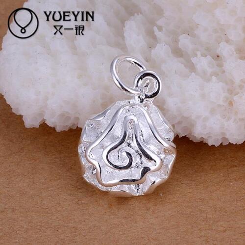 Silver plated pendant for women Necklace accessories Trendy wedding jewelry P168 beautifully Anniversary Female