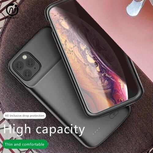 Slim back clip battery LED indicator 4800/5000mah for iphone11/11 Pro/11 Pro Max for Outdoor travel games work urgently needed