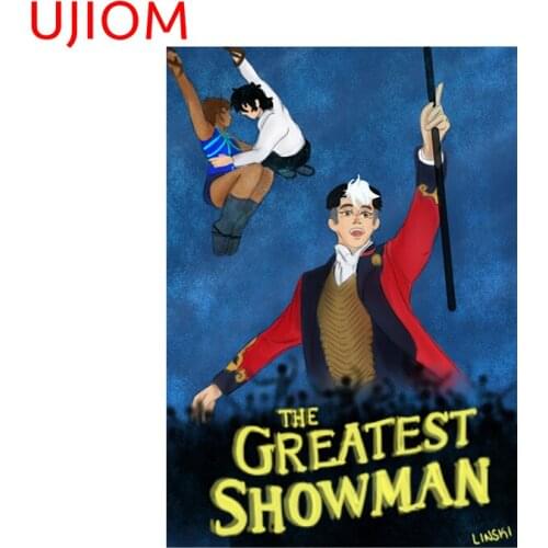 UJIOM The Greatest Showman Poster Home Decoration Living Room Decor Wallpaper Wall Stickers Bathroom Kitchen Vinyl Wall Decal