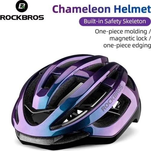 ROCKBROS Bicycle Helmet Women&Men Breathable Ultralight Cycling Helmet MTB Road Integrally-molded Bike Helmet Sport Safety Cap
