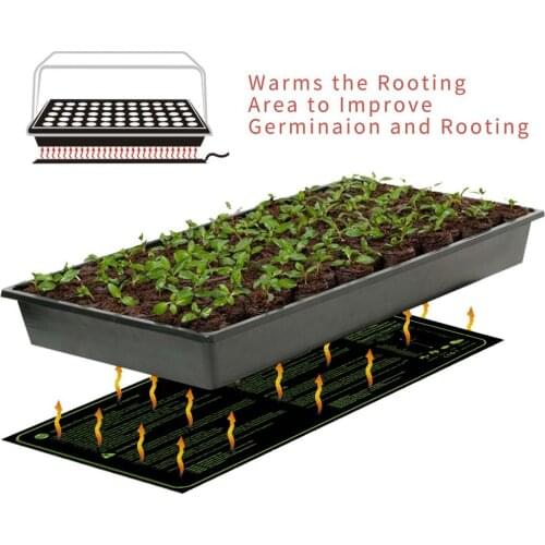 Hot Seedling Heating Mat Waterproof Plant Seed Germination Propagation Clone Starter Pad Garden Supplies