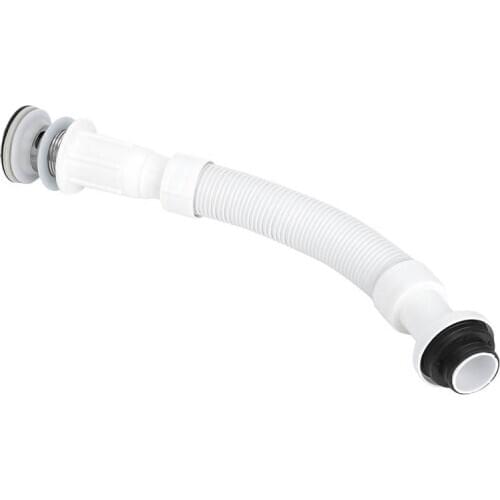 37mm Kitchen Basin Single Drain Pipe Odor-Proof S Bend Water Down-Flow Pipe Kitchen Sink Fitting