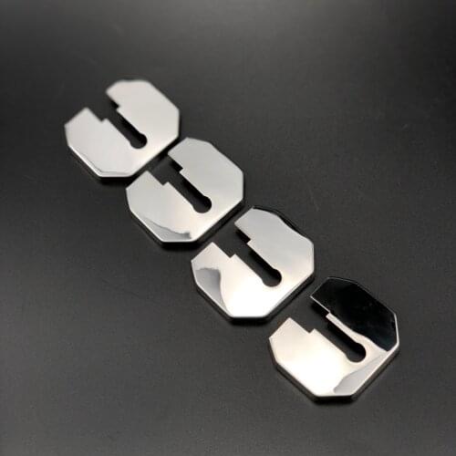 4Pcs/Lot Car Styling Accessories Door Lock Anti Rust Protection Cover For Ford Explorer Expedition For Lincoln MKT MKS MKX
