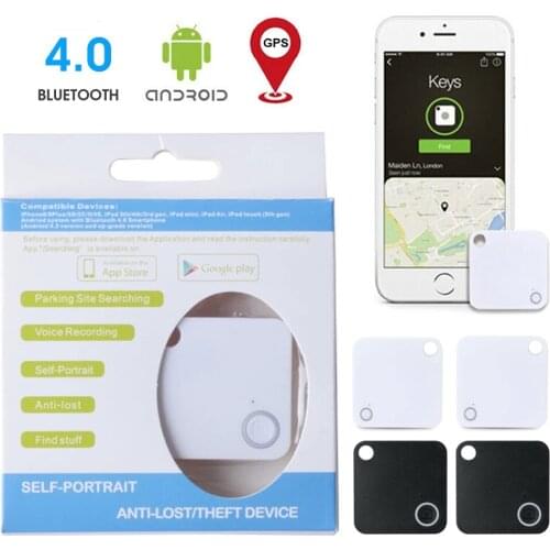 4pcs Tile Slim Combo Pack GPS Bluetooth Tracker Key Finder Anything Locator GPS Key Pet Finder Key Finder Key Fob Alarm