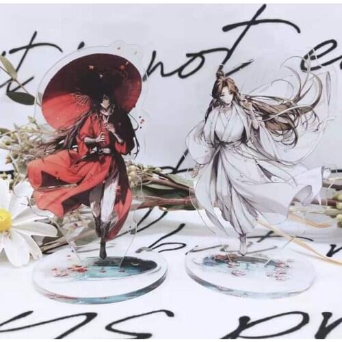 Anime Tian Guan Ci Fu Cosplay Hua Cheng Xie Lian Acrylic Stand Figure Model Plate 9cm 2pcs Tian Guan Ci Fu Gifts For Girls CS662