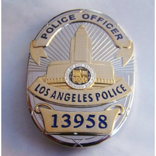 COSPLAY US 13958 LOS OFFICER PIN BADGE BROOCH