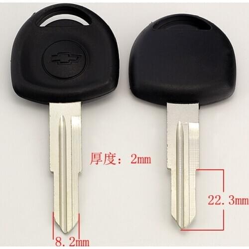 C242 Rubber Chevrolet left blank key