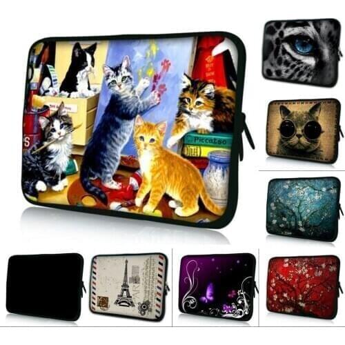 7'' 13.3'' 14 15.4'' 15.6 17 17.3 inch Notebook Laptop Sleeve Bag Case Carrying Handle Bag For Macbook Dell HP ASUS Lenovo