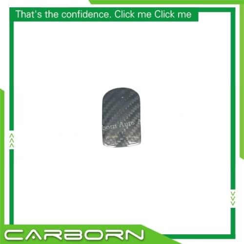 For-Ford Mustang 2015-2017 Left & Right Hand Drive Version Carbon Fiber Gloss Black Gear Shifter Cover- 1pcs