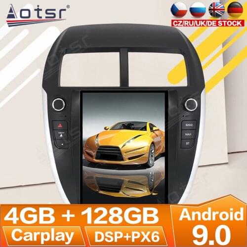 For Mitsubishi ASX 2010 2011 2012-2014 Android Radio Multimedia Car Cassette Recorder Stereo Player Tesla PX6 GPS Navi Head Unit