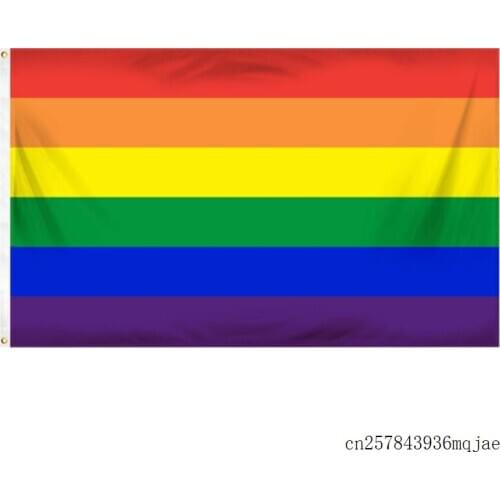 10 Pcs Rainbow Flags LGBT Flags Gay Pride Flag Lesbian Pride Flag 3x5 FT (90*150cm)
