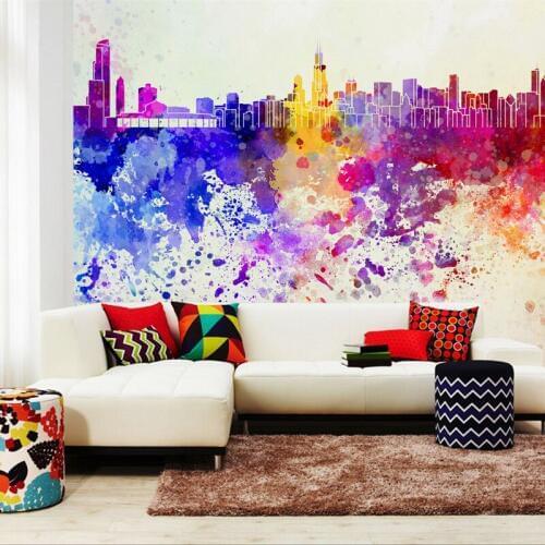 Photo Wallpaper Abstract Art Wall Mural Non-woven Modern Charm Wallpapers for Home Walls Living Room