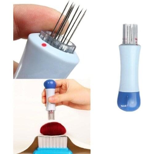 Needle Felting Handle Clover with Seven Needles Wool Tool Applique Craft Kit