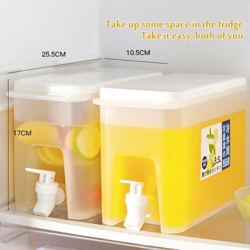 3.5L Kettle for Refrigerator Juice Jug with Faucet Bar Cooler Whisky for Ice Lemonade Bottle Water Bucket Ice Cube Ice Bucket