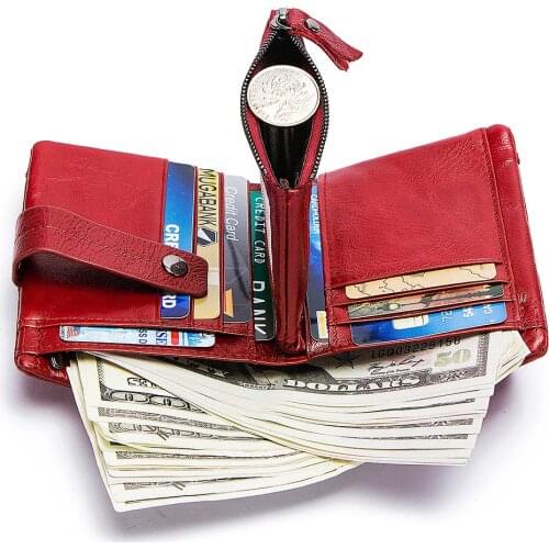 2021 HOT Women Wallets Genuine Leather Lady Wallet Fashion Top Quality Card Holder Wallet For Women