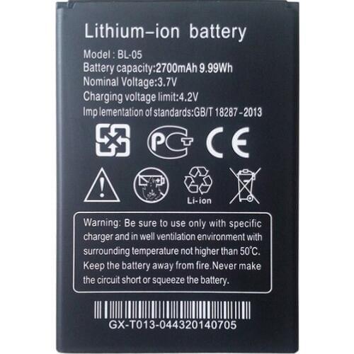 New L969 BL-05 Rechargeable 2700mAh Backup Lithium-ion Battery For THL L969 BL-05 Batterie Batterij