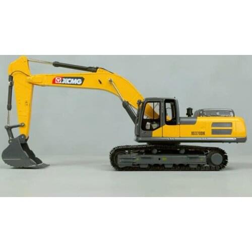 Diecast Alloy 1:30 Scale Engineering Vehicle XCMG XE370DK Excavator Truck Model Metal Die-Cast Simulation Toy Collection Display